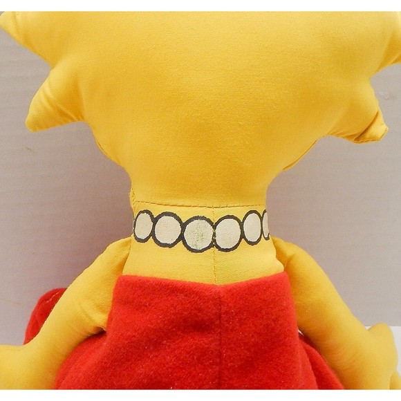 The Simpsons Lisa Simpson Collectible Dan-Dee Plush Stuffed Rag Doll Groening - Picture 5 of 12